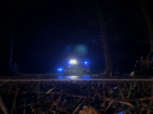 U Ledenic se stala tragická dopravní nehoda, řidič osobáku zemřel