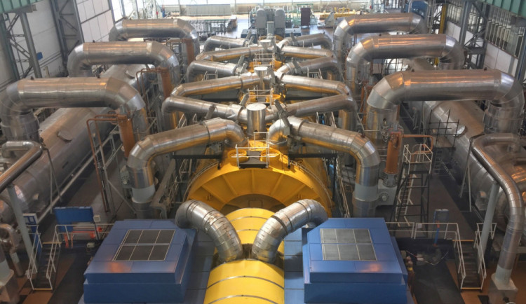 Turbínu prvního bloku v následujících dnech čekají kontroly