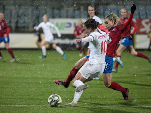 Fotbalistky podlehly v přípravě Angličankám.