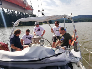 KWS_VMP_praktická část na plachetnici na Lipně