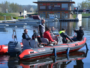 KWS_VMP_praktická část na motorovém člunu