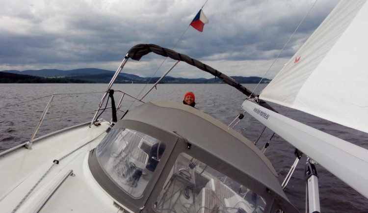 Petr Ciboch_jachting na Lipně