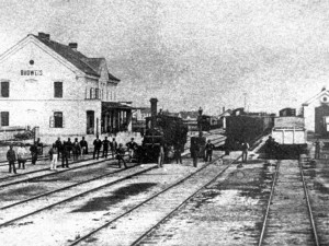 DRBNA HISTORIČKA: Příjezd první parní lokomotivy zastínil oheň na Lineckém předměstí