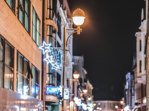 V Budějcích svítí vánoční světýlka za téměř 700 tisíc korun