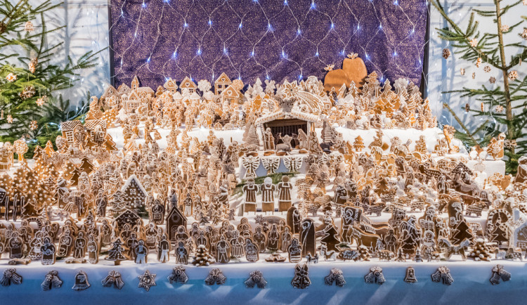 Židenický kostel ukrývá největší perníkový betlém v Česku. K vidění bude až do 6. ledna