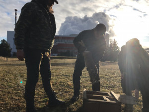 Myslivci zajice vypust í do volné přírody
