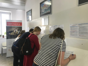 Sedmý ročník studentského krvebraní.