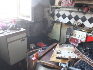 Požár kuchyně