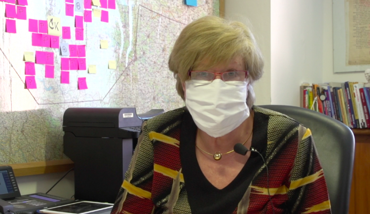 Jihočeskému kraji chybí podle hejtmanky trojkové respirátory