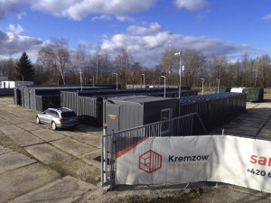 Pohled na vjezd do areál Kremzow self-storage – samoobslužné sklady České Budějovice