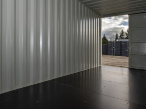 Pohled ze skladového kontejneru Kremzow self-storage – samoobslužné sklady České Budějovice