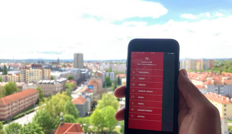 Budějcký dopravní podnik má novou aplikaci