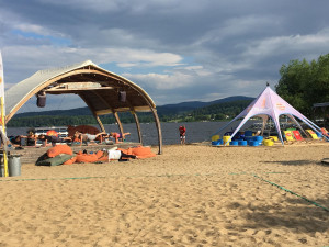 David Neumann z pláže Windy Point v Černé v Pošumaví: Alfou a omegou je pro nás pohodová atmosféra, na které stavíme