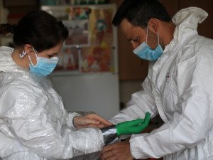 Strakoničtí vojáci otestovali téměř dva tisíce lidí na koronavir