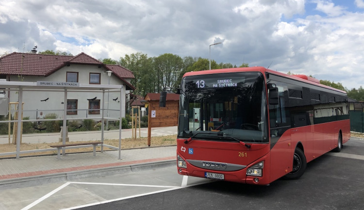 Trasa linky 13 bude v obci Srubec prodloužena, obsluhovat bude lokalitu Na Štětkách