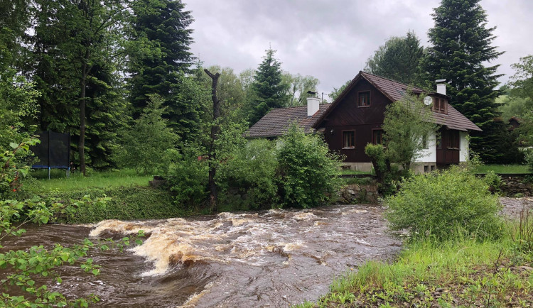 Blanice na Prachaticku dosáhla prvního povodňového stupně