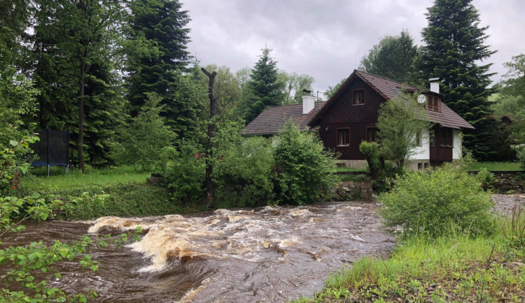 Blanice na Prachaticku dosáhla prvního povodňového stupně