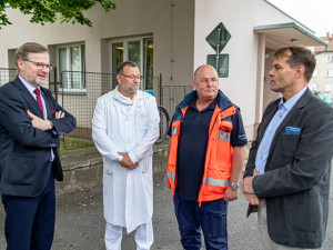 D3 je typickým příkladem nedořešené dálniční infrastruktury, říká předseda ODS Petr Fiala. Ve čtvrtek navštívil Jihočeský kraj