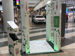 Jihočeši přišli s jedinečným řešením, jak snížit riziko přenosu virové nákazy a Nákupní centrum Géčko je u toho