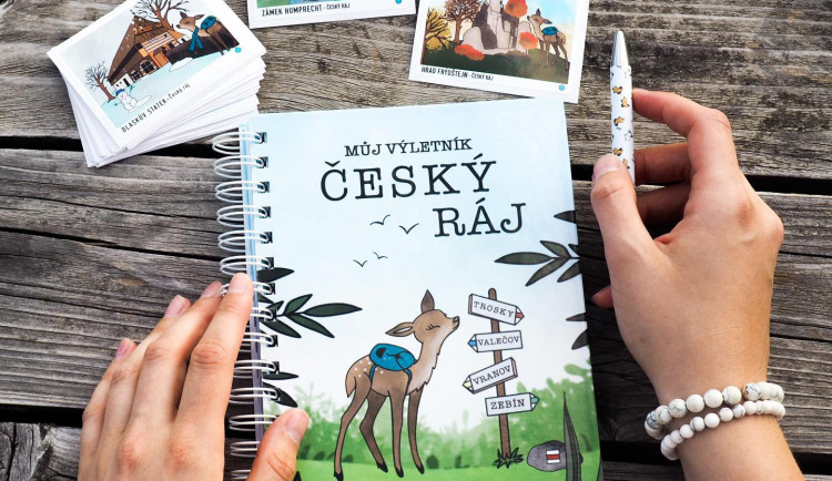 Mladá učitelka z Liberce vymyslela Výletník. Zábavná knížka pro děti láká do přírody i za památkami