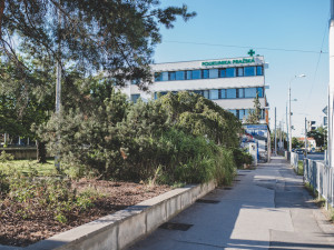 Modré přístřešky z Pražské třídy jsou pryč. Jejich odstranění stále budí emoce