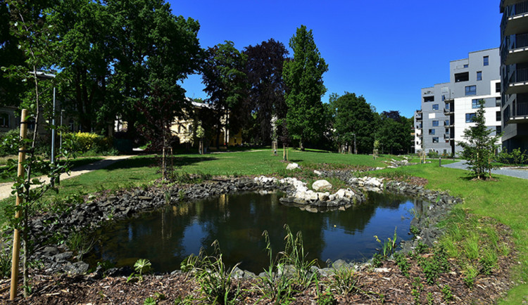 Z místa plného bezdomovců a narkomanů u liberecké zoo je nový park