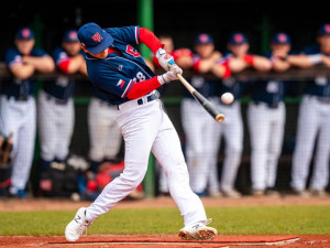 Baseballovou exhibici vyhrál tým extraligových hvězd