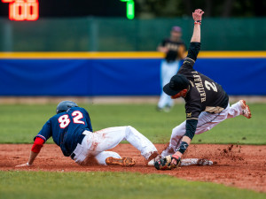 Baseballovou exhibici vyhrál tým extraligových hvězd