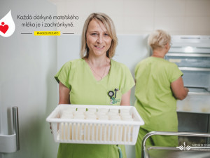 Nemocnice České Budějovice startuje kampaň na podporu Banky mateřského mléka aneb Banka mateřského mléka - místo, kde maminky pomáhají maminkám