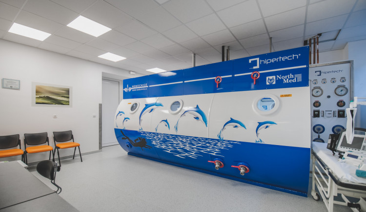 Českobudějovická nemocnice má větší hyperbarickou komoru