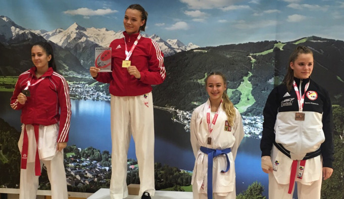 Závodníci TJ Karate České Budějovice zaváleli v Rakousku! V disciplíně Kumite obsadili druhé místo