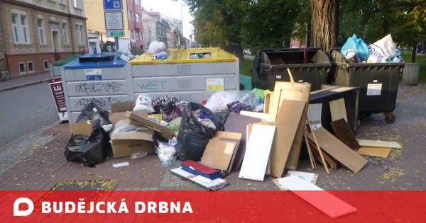 A forty-seven-year-old man threw away old container furniture instead of a landfill.  He faces a fine of up to 50,000  Crime |  Budějcká Drbna