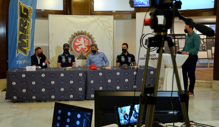 Tisková konference Orion – Moto Racing Group.