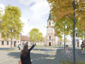 Na nové podobě náměstí ve Veselí pracovali tři architekti