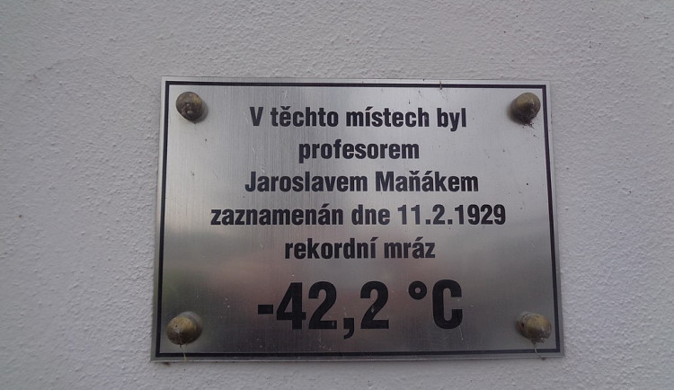 Teplotní rekord ČR byl v roce 1929 naměřen ve Stecherově mlýně.