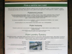 Infopanel se samolepkou cizího subjektu.