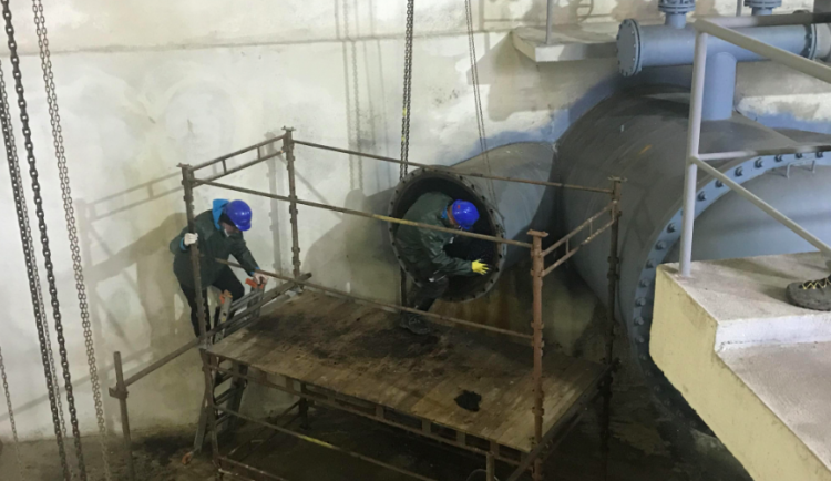 Vodárenský tunel ve Straňanech prošel po deseti letech kontrolou.