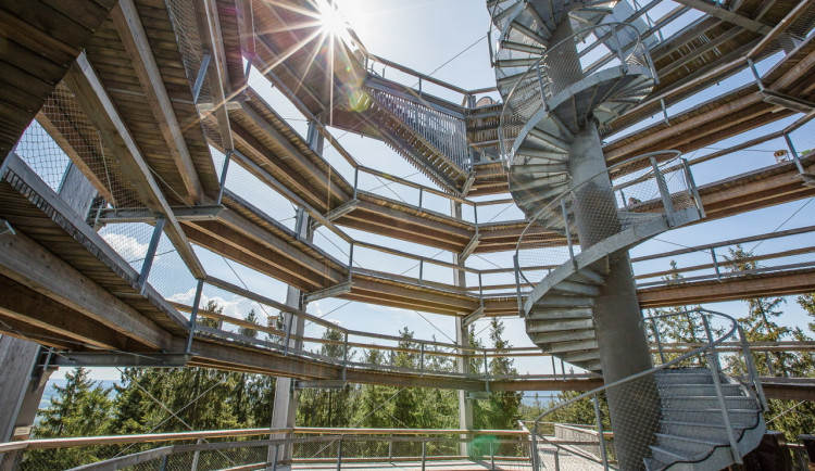 Návštěvníkům se od pondělí otevře i Stezka korunami stromů