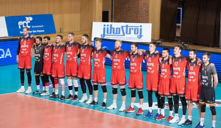 Volejbalisté Českých Budějovic porazili Karlovarsko a finále rozhodne pátý zápas