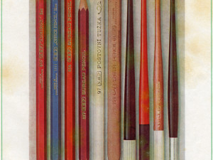 České Budějovice objektivem Milana Bindera a perem Martina Maršíka: Tužky s čtyřlístkem