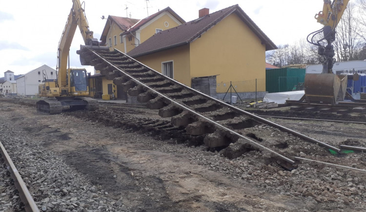 Železniční stanice ve Volyni prochází rekonstrukcí. Výluka potrvá 37 dní