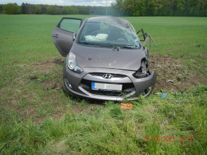 U Čejkovic havarovala čtyři auta. Zraněno bylo sedm lidí