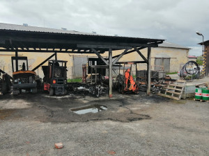 Požár v obci Rovná způsobil škodu v řádku stovek tisíc korun