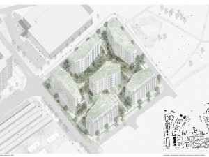 Město zná podobu bytového komplexu ve Čtyřech Dvorech. Stavět by se mohlo za dva roky