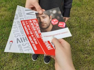 Myslete na prevenci. Nechte se otestovat zdarma a anonymně na HIV, žloutenku nebo syfilis