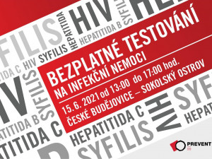 Myslete na prevenci. Nechte se otestovat zdarma a anonymně na HIV, žloutenku nebo syfilis