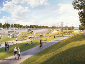 Náplavka jako v Praze? Budějce plánují modernizaci Zátkovo nábřeží