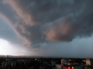 Silná bouřka zasáhla jih Čech. Autor Anna Palounková