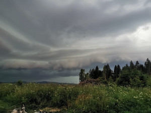 Bouřka ve Frymburku. Autor- Michal Chovančík