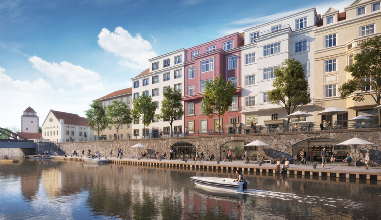 Náplavka jako v Praze? Budějce plánují modernizaci Zátkovo nábřeží